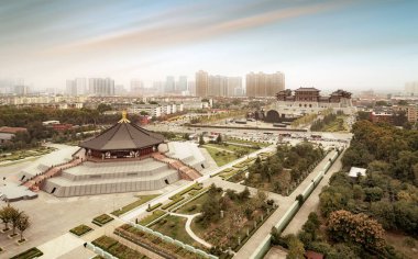 Eski şehir Luoyang, Henan, Çin.