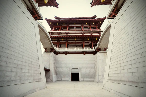Klasik Mimari Shaanxi Eyaleti Çin — Stok fotoğraf