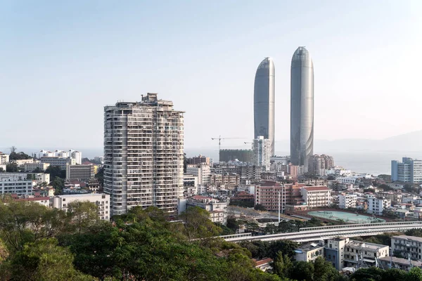 Urbane Architektur Und Yanwu Brücke Bezirk Siming Xiamen — Stockfoto