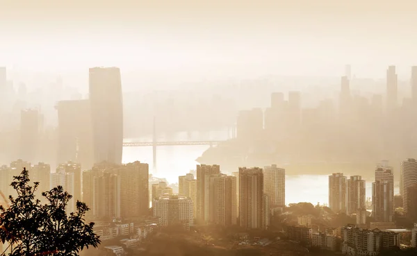 A city in the fog, Chongqing is in western China and is known as the \