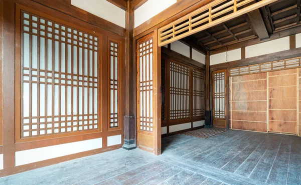 Interior Edifícios Antigos Nas Dinastias Qin Han China — Fotografia de Stock