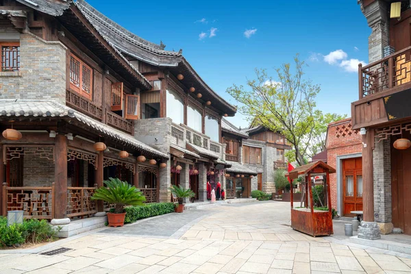 Hutong Cidade Velha Luoyang Henan China — Fotografia de Stock