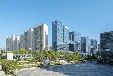Guizhou, Çin, 28 Ağustos 2020, Guiyang Yüksek Teknoloji Bölgesi ulusal bir fikri mülkiyet tanıtım alanıdır..