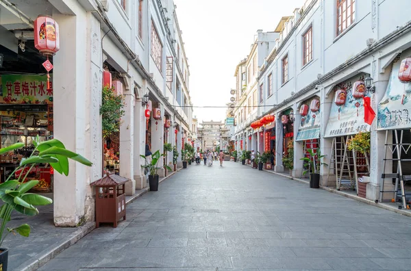 Chaozhou Kina Oktober 2020 Chaozhou Paifang Street Ett Unikt Kulturlandskap — Stockfoto