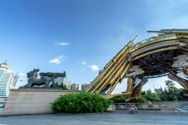 Guizhou China August 2020 Het Versterkte Plein Een Monument Guiyang — Stockfoto