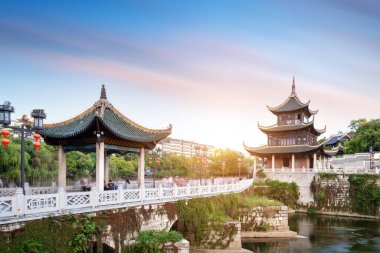 Guiyang 'ın ünlü Antik Mimari Arazisi.