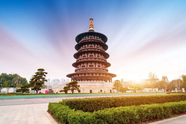 Sui ve Tang Hanedanlıklarında Pagoda Ulusal Tarih Parkı, Luoyang, Henan, Çin