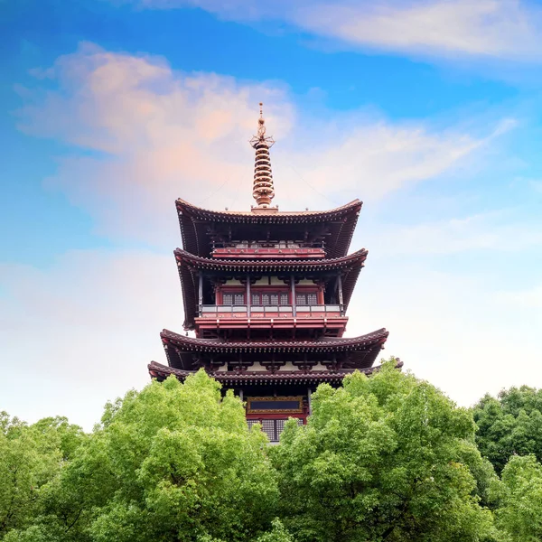 Pavilhão Clássico Tradicional Hangzhou China — Fotografia de Stock