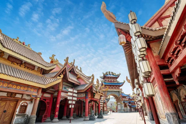 Arquitetura Antiga Estilo Chinês Hainan China — Fotografia de Stock