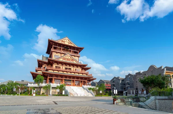 Prédios Antigos Cidade Liuzhou Guangxi China — Fotografia de Stock