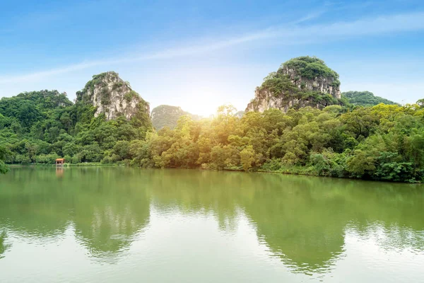 Het Landschap Van Liuzhou Guangxi — Stockfoto