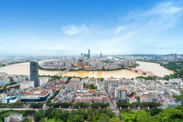 Panorama Liuzhou Guangxi Čína — Stock fotografie