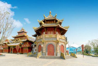 Çin tarzı antik mimari, Hainan, Çin.