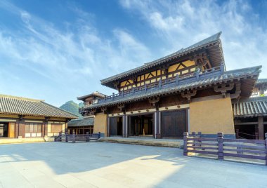 Qin ve Han antik şehir parkı, Guizhou, Çin.