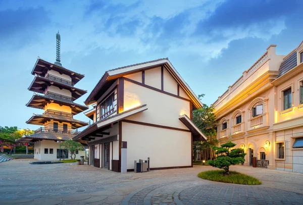 Die Exotische Architektur Auf Der Insel Haihua Hainan China — Stockfoto