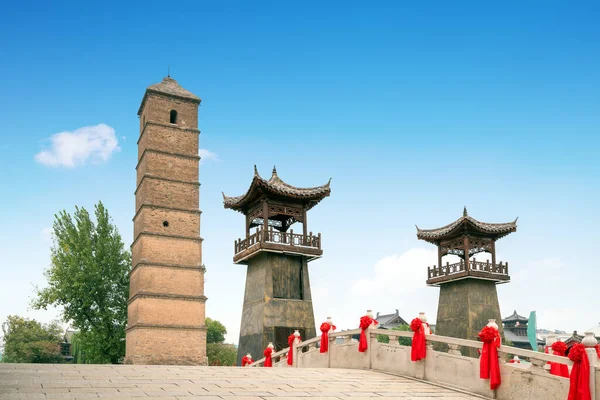 Landschap Van Luoyi Ancient City Luoyang China — Stockfoto