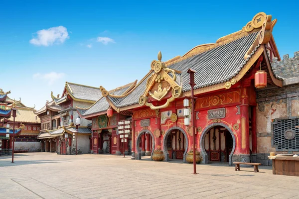 Kinesisk Stil Antik Arkitektur Hainan Kina — Stockfoto