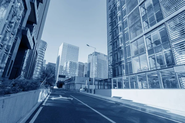 Central Business District Roads Skyscrapers Xiamen China — Stock Photo, Image