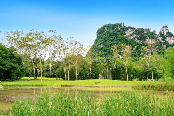 Montanhas Rios Guangxi China — Fotografia de Stock