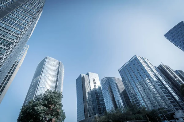 Modern Skyscrapers Business District Xiamen China — Stock Photo, Image