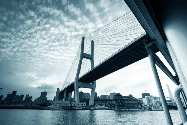 Σαγκάη nanpu γέφυρα — Φωτογραφία Αρχείου