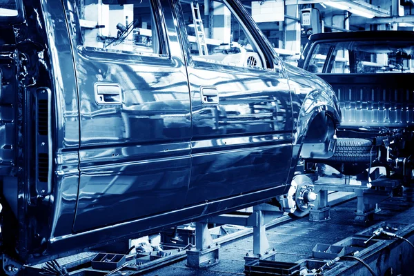 Automobile manufacturing plant — Stock Photo, Image