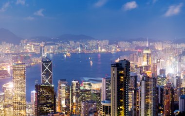 Hong kong manzarası