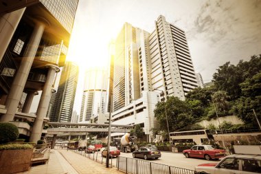 Hong Kong sokakları.