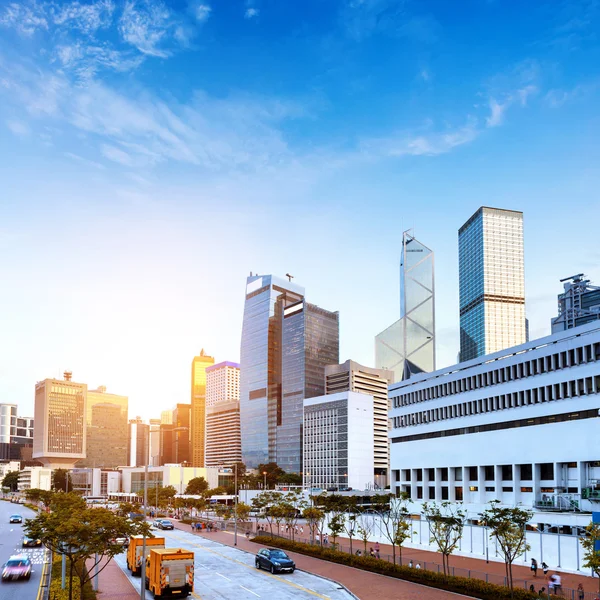 Moderní architektura v Hong Kongu — Stock fotografie