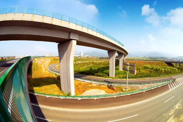 Highway and viaduct — Stock Photo, Image