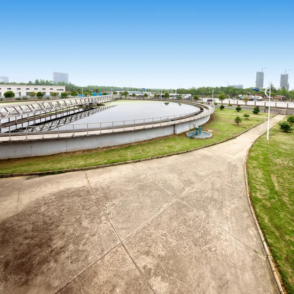 Planta de tratamiento de aguas residuales — Foto de Stock