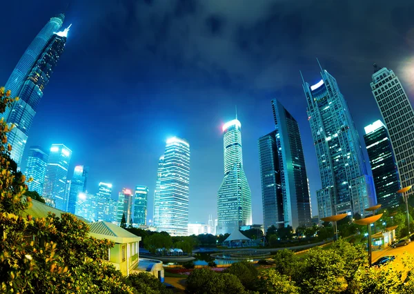 Noche en Shanghai — Foto de Stock