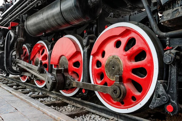 Antika buharlı tren — Stok fotoğraf