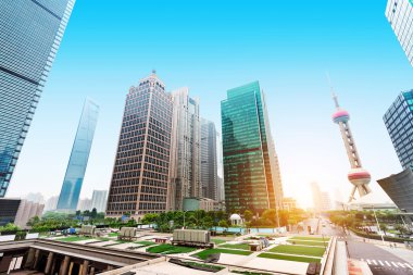 LuJiaZui Finans Merkezi gökdelen shanghai