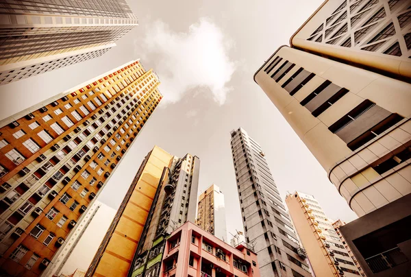 Hochhäuser in Hongkong — Stockfoto