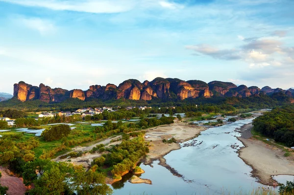 Aerial eerie landscape — Stock Photo, Image