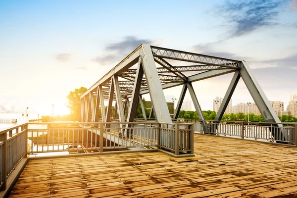 Gamla bron i shanghai — Stockfoto