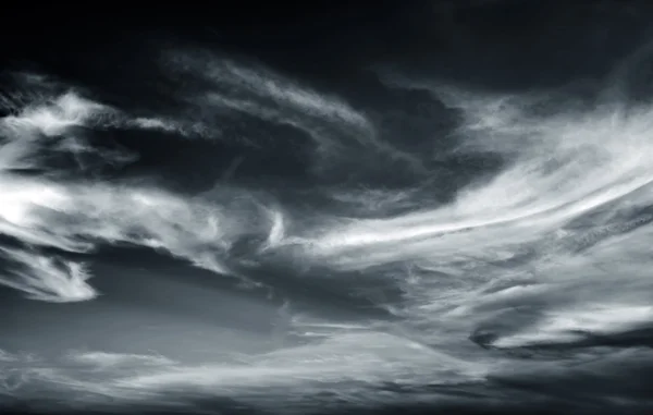 Μαύρα σύννεφα — Φωτογραφία Αρχείου