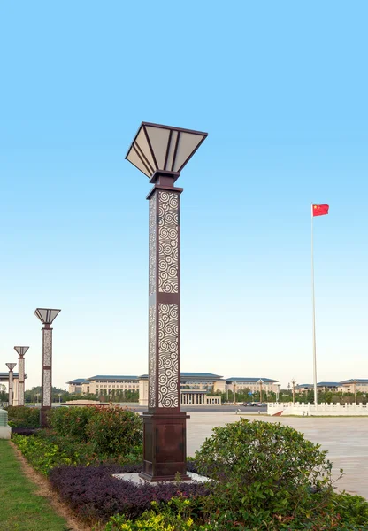 Piazza della città cinese — Foto Stock