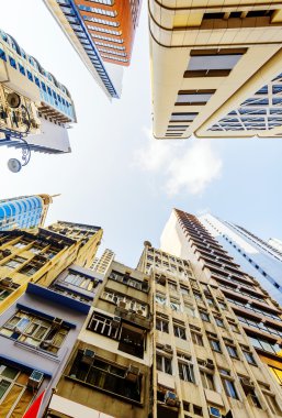 Ticari binalar ve Hong Kong'da binalar