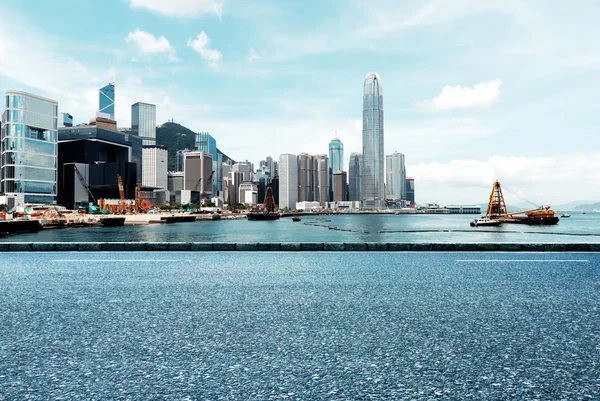 Paisagem urbana em Hong Kong — Fotografia de Stock