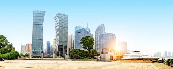 Шанхайський Lujiazui фінансовий центр хмарочос — стокове фото