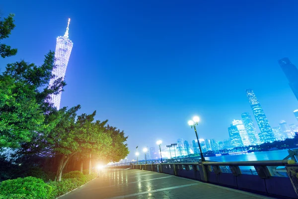 Noche de Guangzhou de China — Foto de Stock