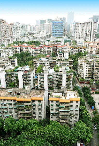 住宅区在广州，中国 — 图库照片