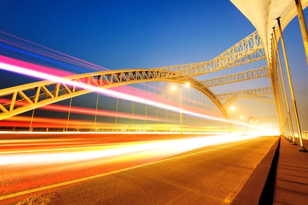 Noche de puente moderno — Foto de Stock