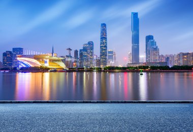 Çin Guangzhou gece