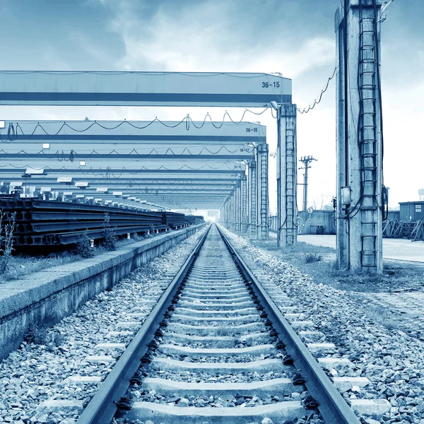 Terminais de transporte ferroviário — Fotografia de Stock