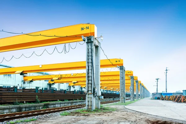 Terminales de transporte ferroviario — Foto de Stock