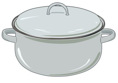 Mutfak için vektör yeni pan