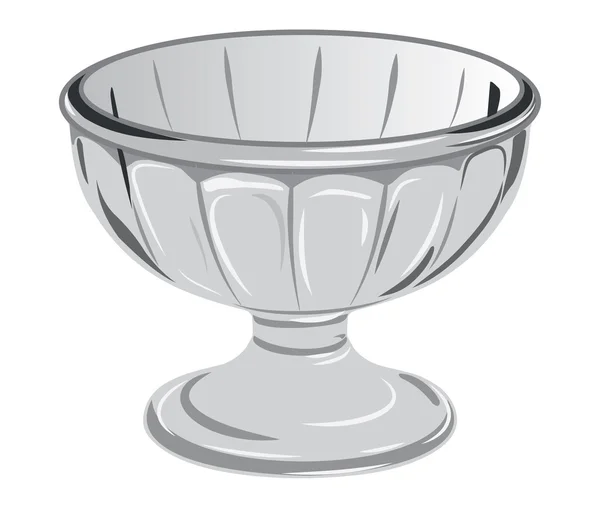 Glass vase for desserts or sweets